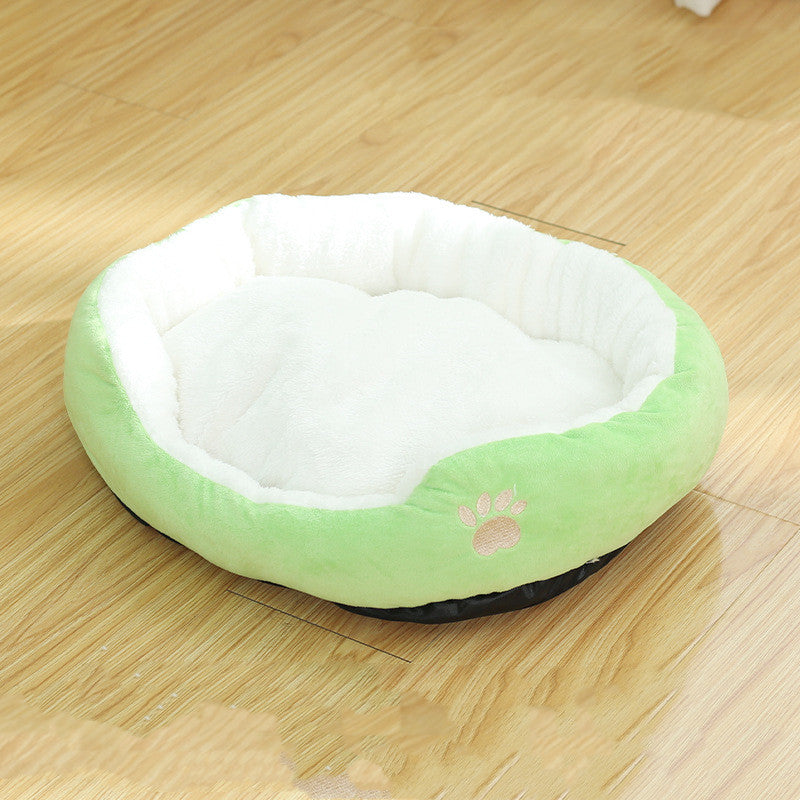 Transform Your Pet's Sleep with the Pet Round Removable Washable Kennel Bed House